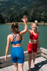 Brassière sport femme PHOENIX "La Lumineuse" – maintien, dos croisé et matière respirante